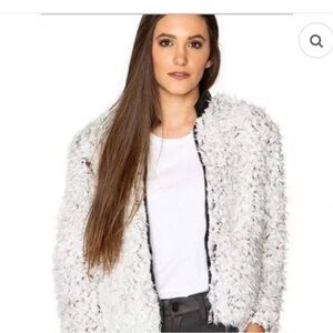 Love Token Cream Teddy Jacket